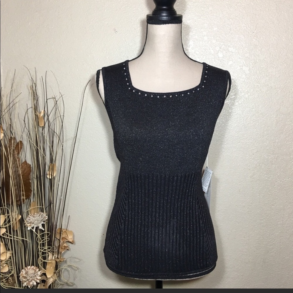 DG2 Diane Gilman Shimmery Tank - M